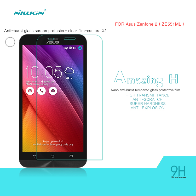 Miếng Dán Cường Lực Asus Zenfone 2 ZE551ML/ZE550ML mang thương hiệu Nillkin giúp bạn bảo vệ những chiếc smartphone đẳng cấp của mình một cách tốt nhất.